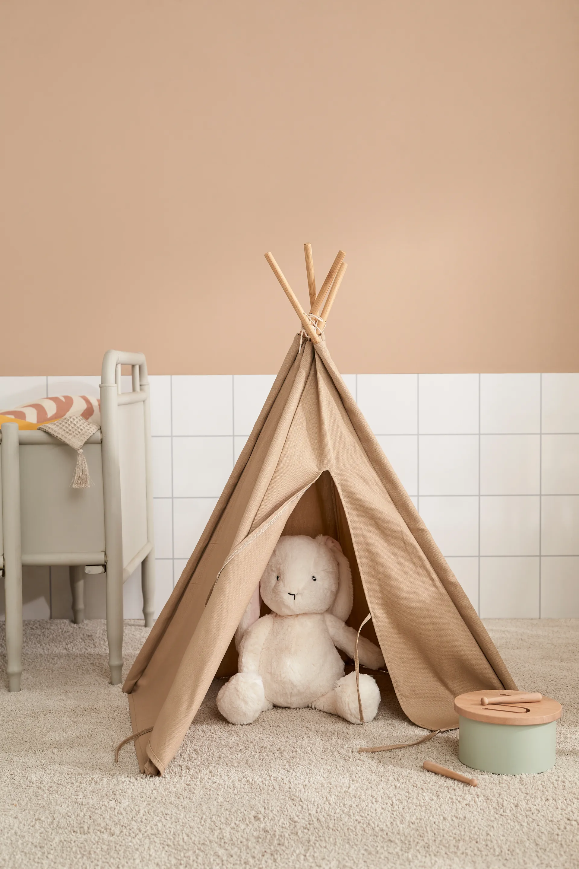Kid's Base tipitelt mini, Beige Kid's Concept