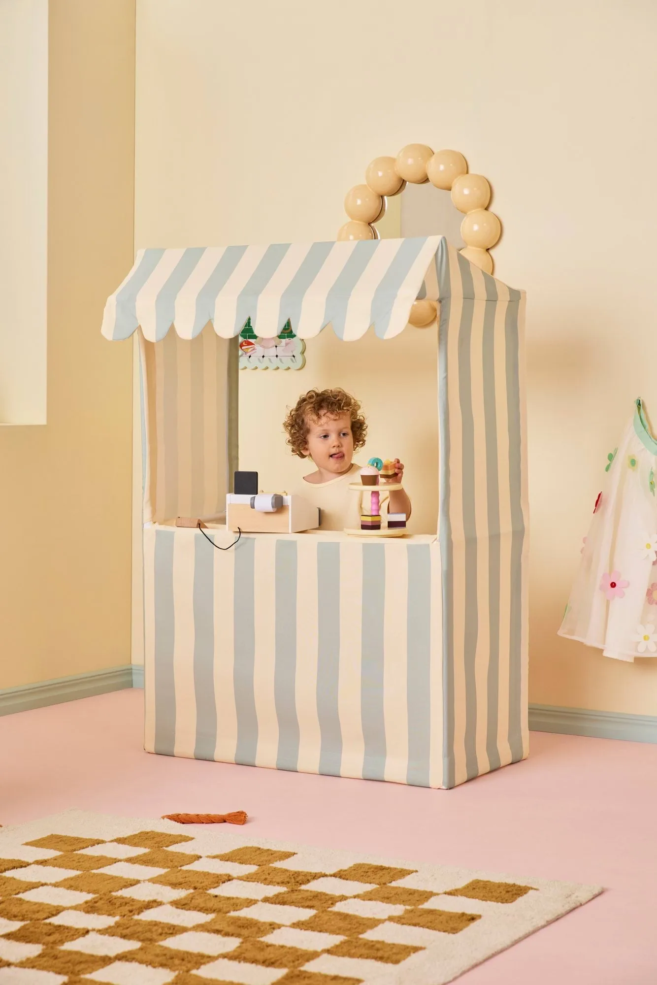 Kid's Concept markedsbod, Grønblå Kid's Concept