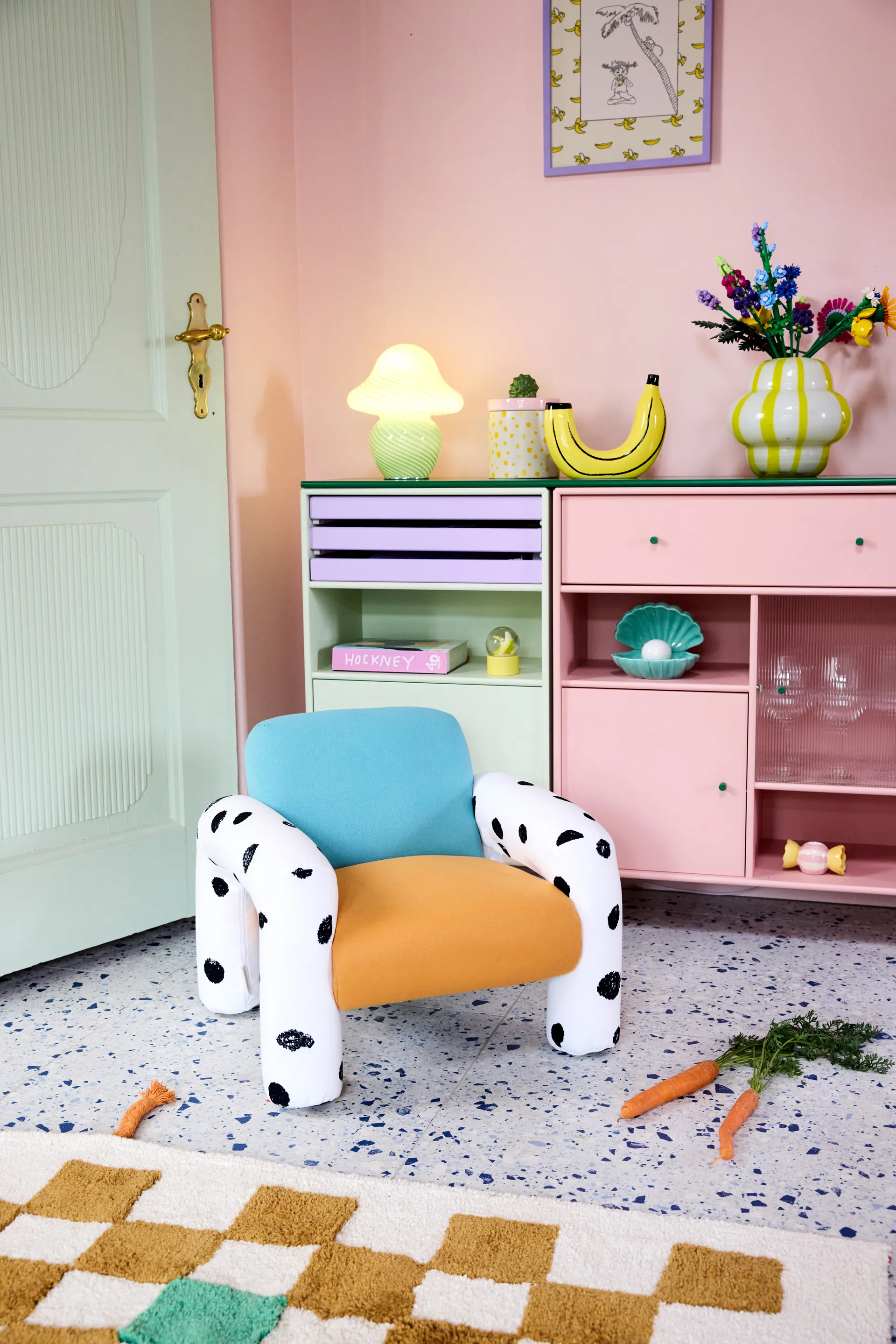 Pippi lænestol, Flerfarvet Kid's Concept