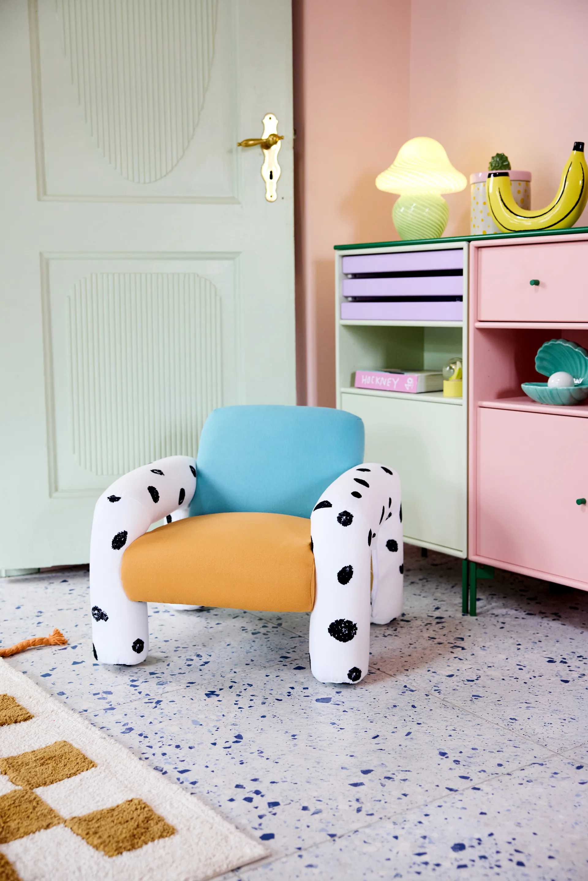 Pippi lænestol, Flerfarvet Kid's Concept