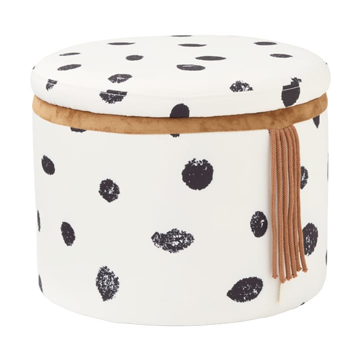 Pippi puf med opbevaring Ø40x30,5 cm - Flerfarvet - Kid's Concept