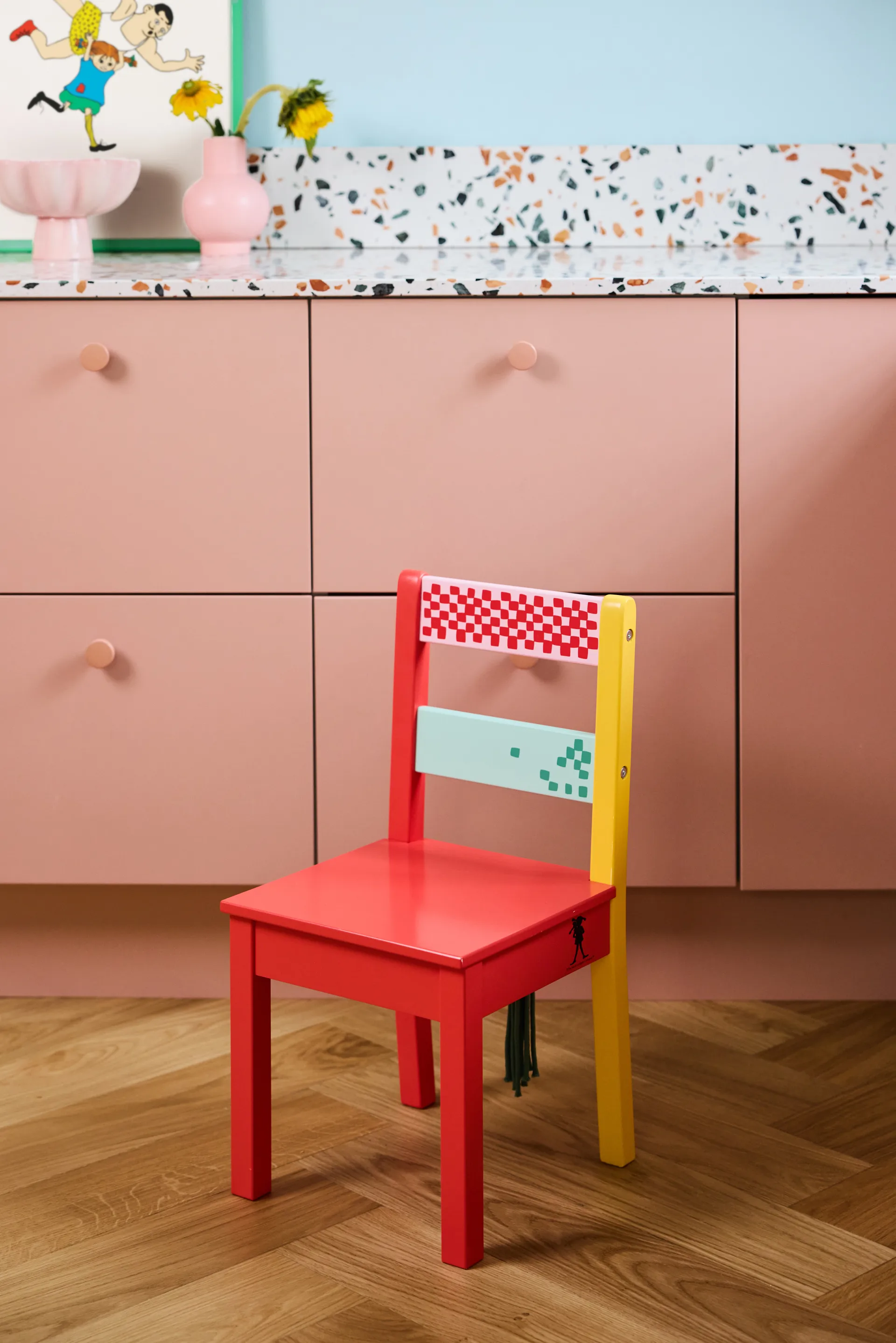 Pippi stol, Flerfarvet Kid's Concept