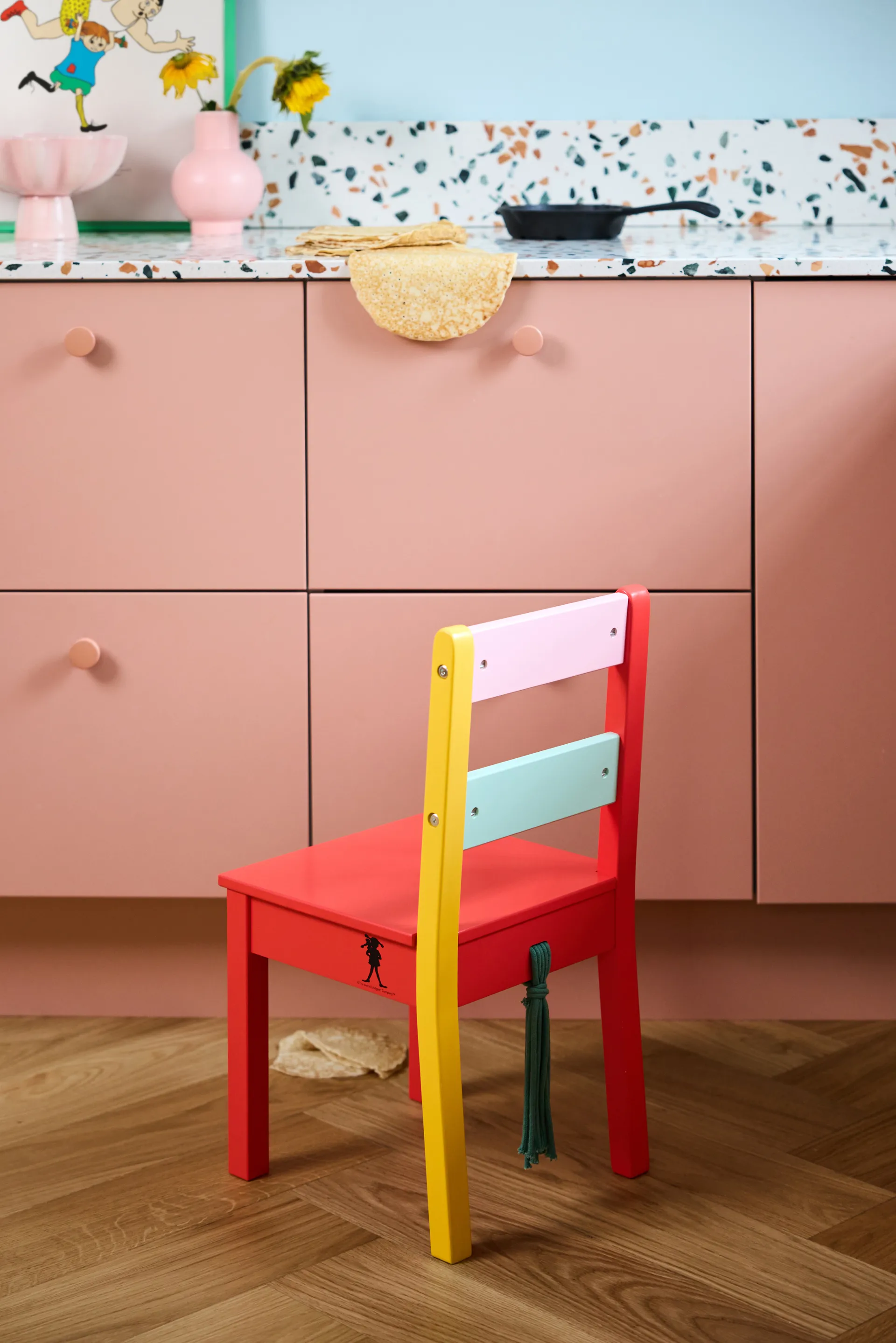 Pippi stol, Flerfarvet Kid's Concept