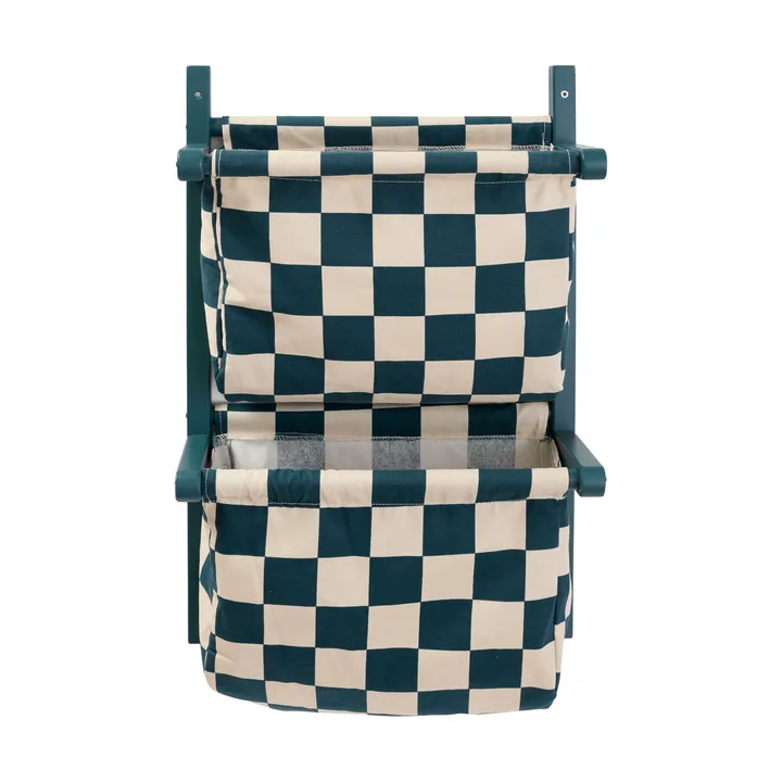 Posereol med ruder - Blågrøn, 40x19x60 cm - Kid's Concept