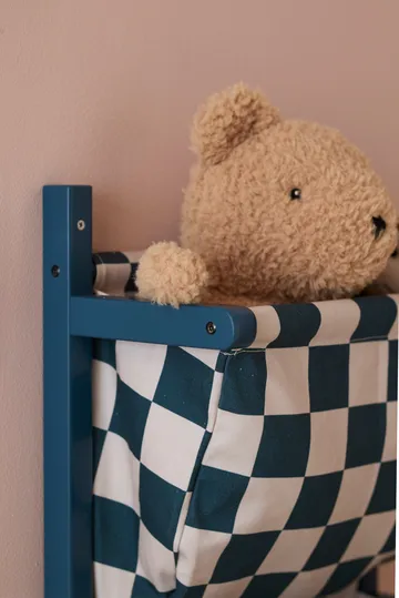 Posereol med ruder - Blågrøn, 40x19x60 cm - Kid's Concept