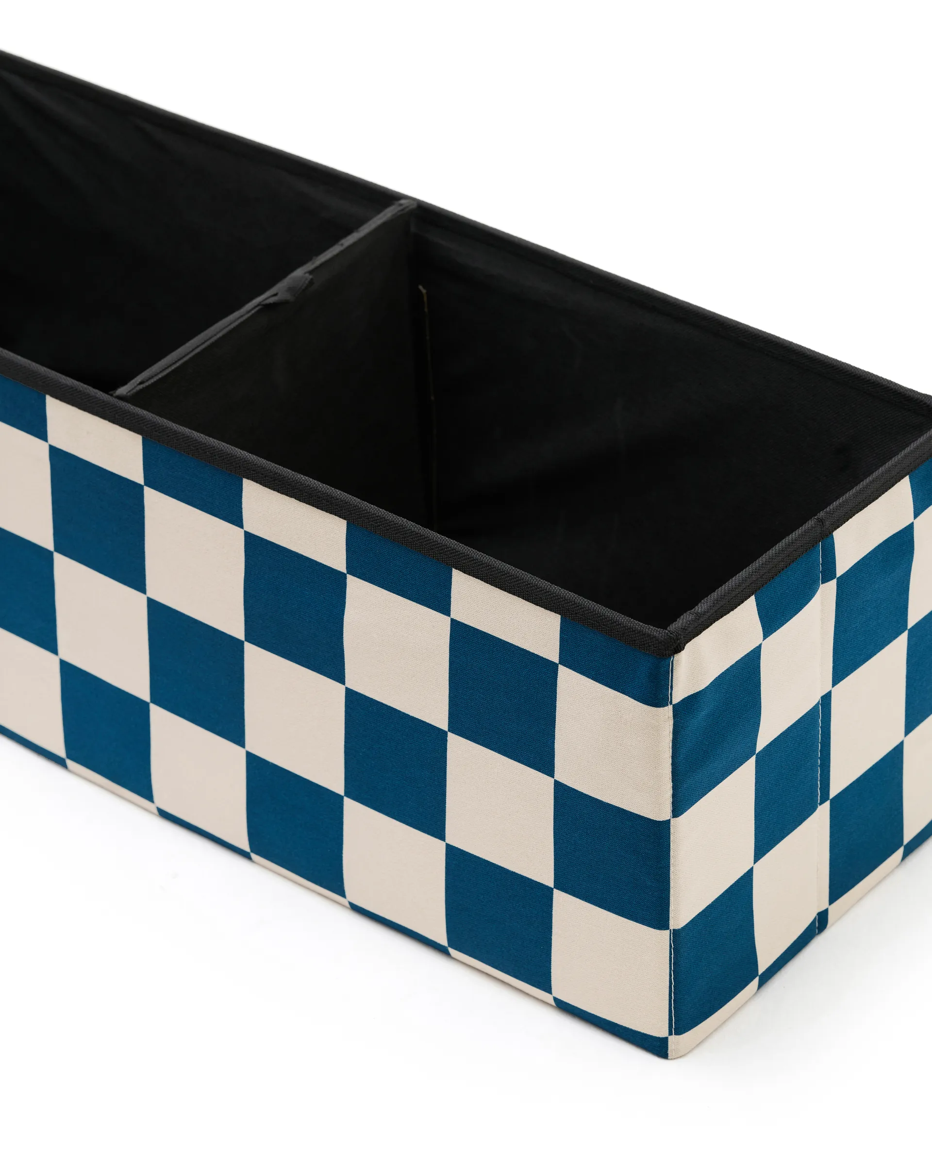 Puf med opbevaring tern, Blågrøn, 80x30x30 cm Kid's Concept