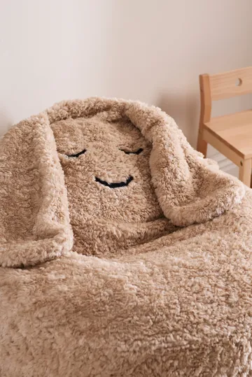 Snuggle sækkestol - Beige, Ø80x50 cm - Kid's Concept