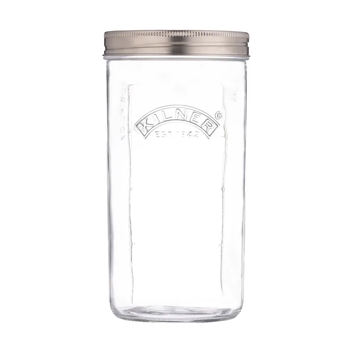 Kilner fermenteringssæt - Klar-rustfrit stål, 1 l - Kilner