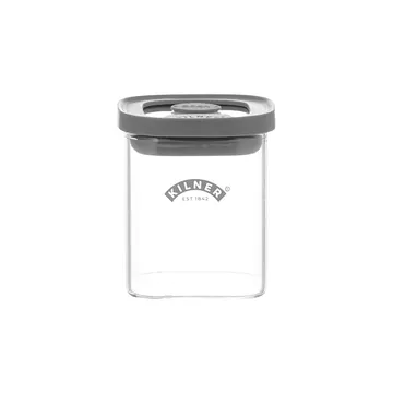 Kilner FRESH krydderiglas firkantet - Klar-grå, 160 ml - Kilner
