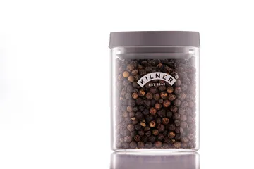 Kilner FRESH krydderiglas firkantet - Klar-grå, 160 ml - Kilner