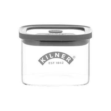 Kilner FRESH opbevaringskrukke - Klar-grå, 0,5 l - Kilner