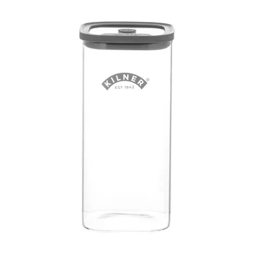 Kilner FRESH opbevaringskrukke - Klar-grå, 1,5 l - Kilner