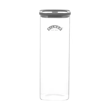 Kilner FRESH opbevaringskrukke - Klar-grå, 2 l - Kilner