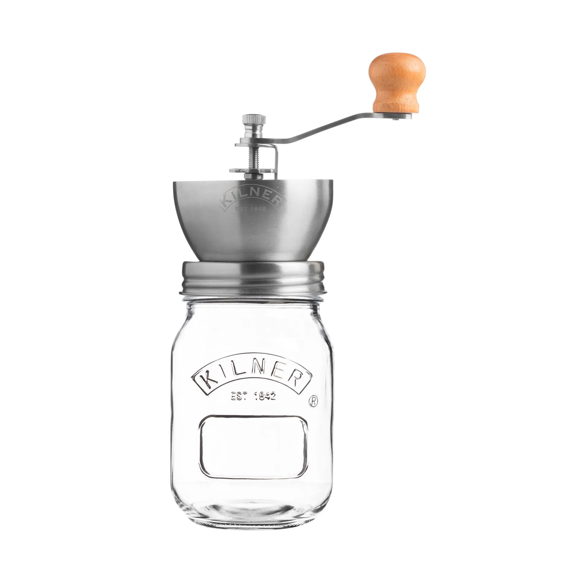 Kilner kaffekværn, Klar-rustfrit stål, 0,5 l Kilner