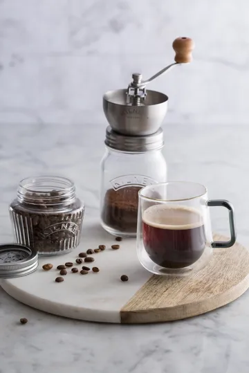 Kilner kaffekværn - Klar-rustfrit stål, 0,5 l - Kilner