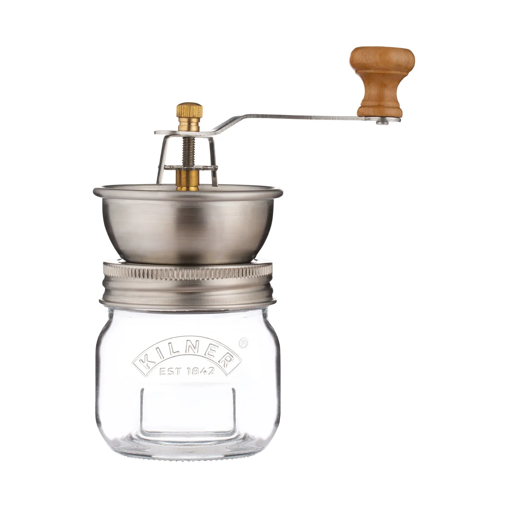 Kilner krydderikværn, Klar-rustfrit stål, 250 ml Kilner