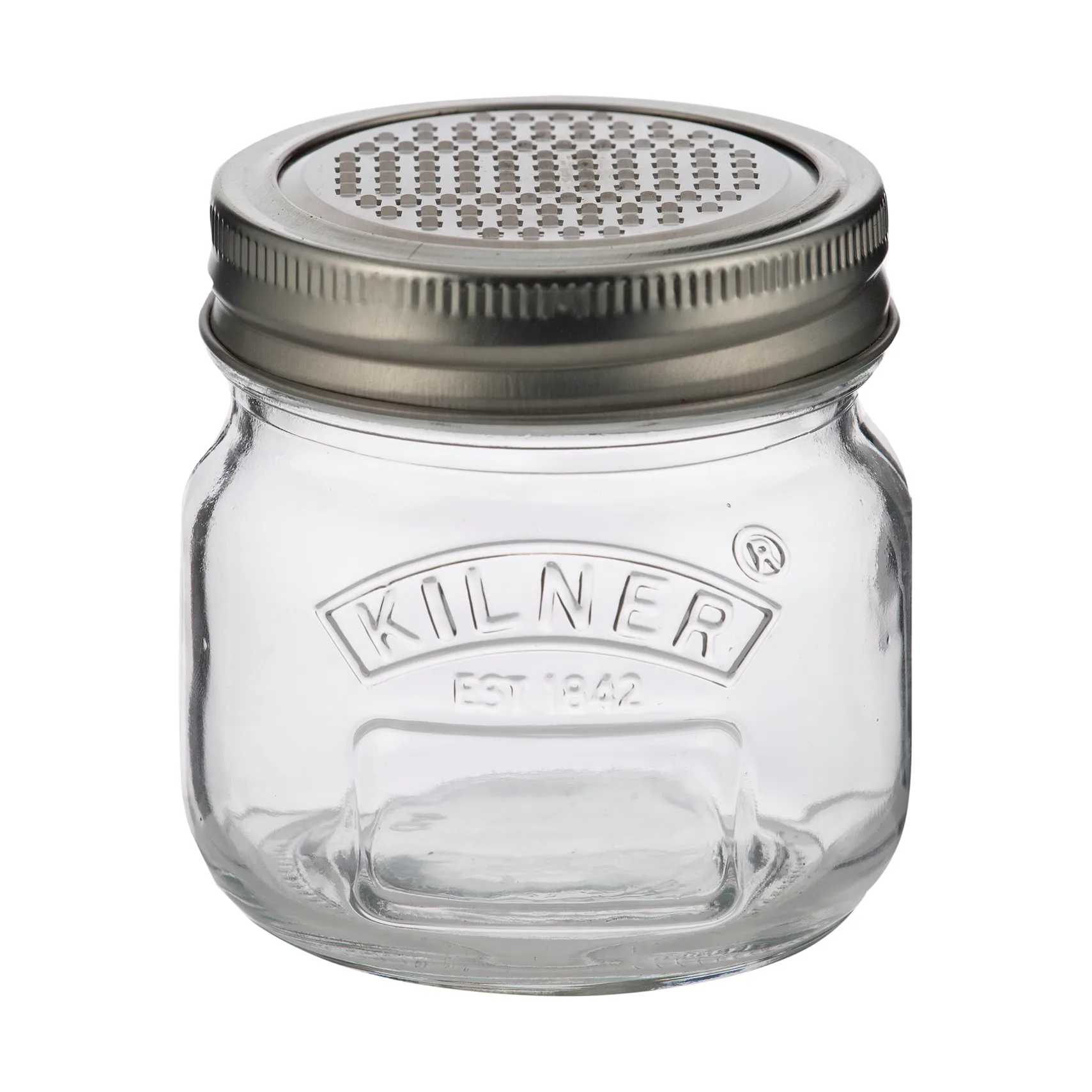 Kilner opbevaringsglas med rive-låg, Sølv-klar, 250 ml Kilner