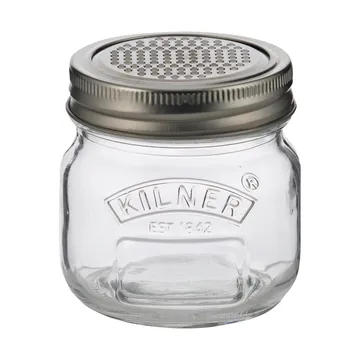Kilner opbevaringsglas med rive-låg - Sølv-klar, 250 ml - Kilner