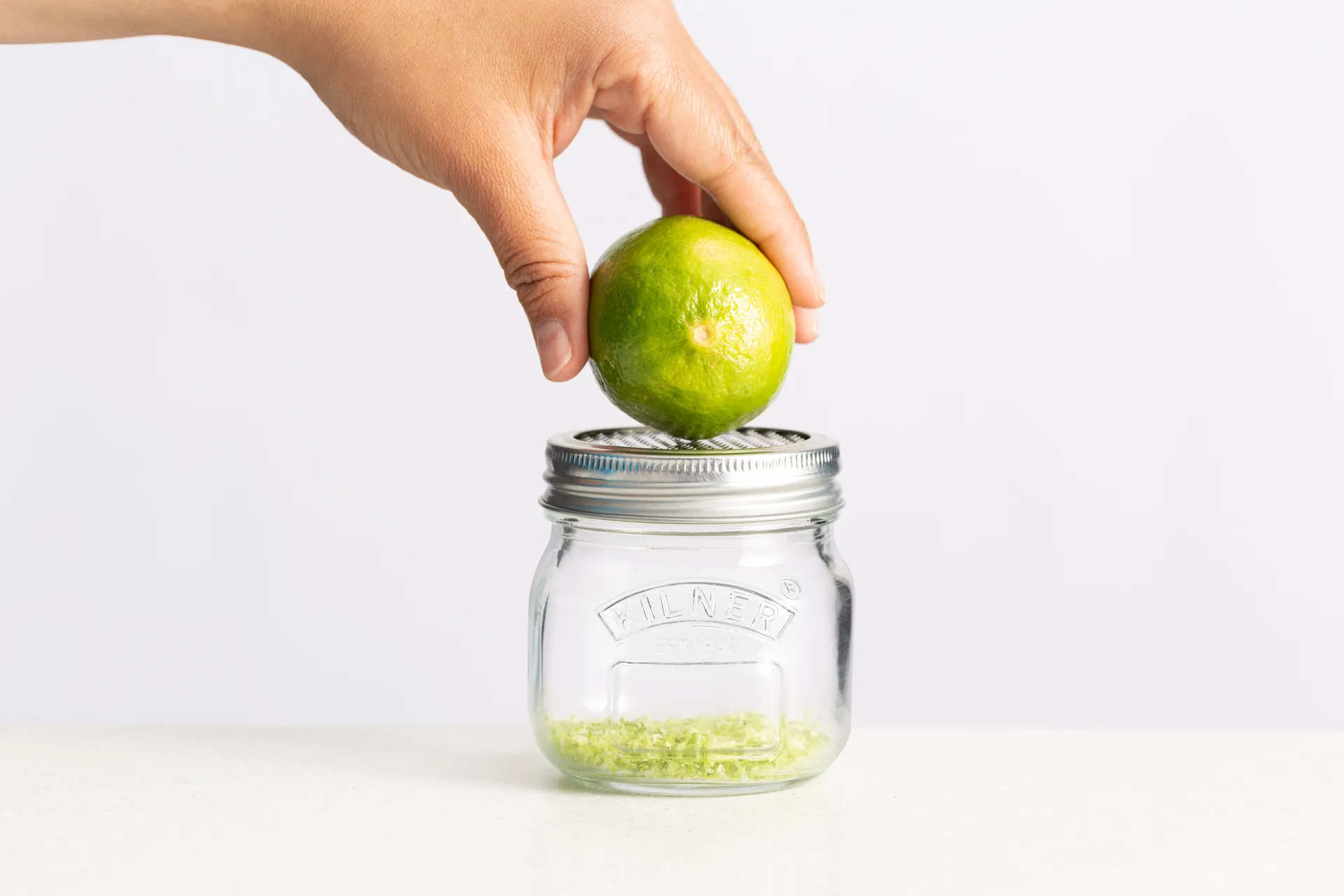 Kilner opbevaringsglas med rive-låg, Sølv-klar, 250 ml Kilner