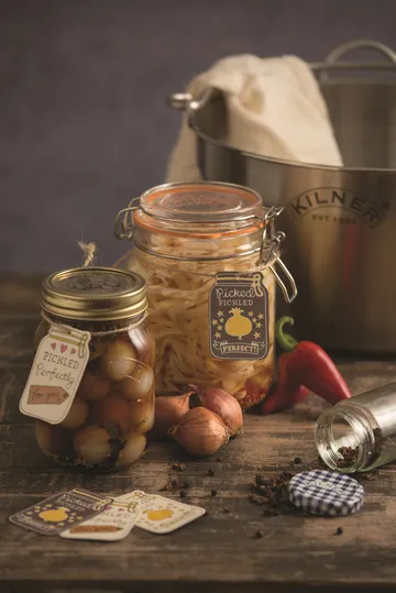 Kilner rund dåse med bøjle - Klar, 1 l - Kilner