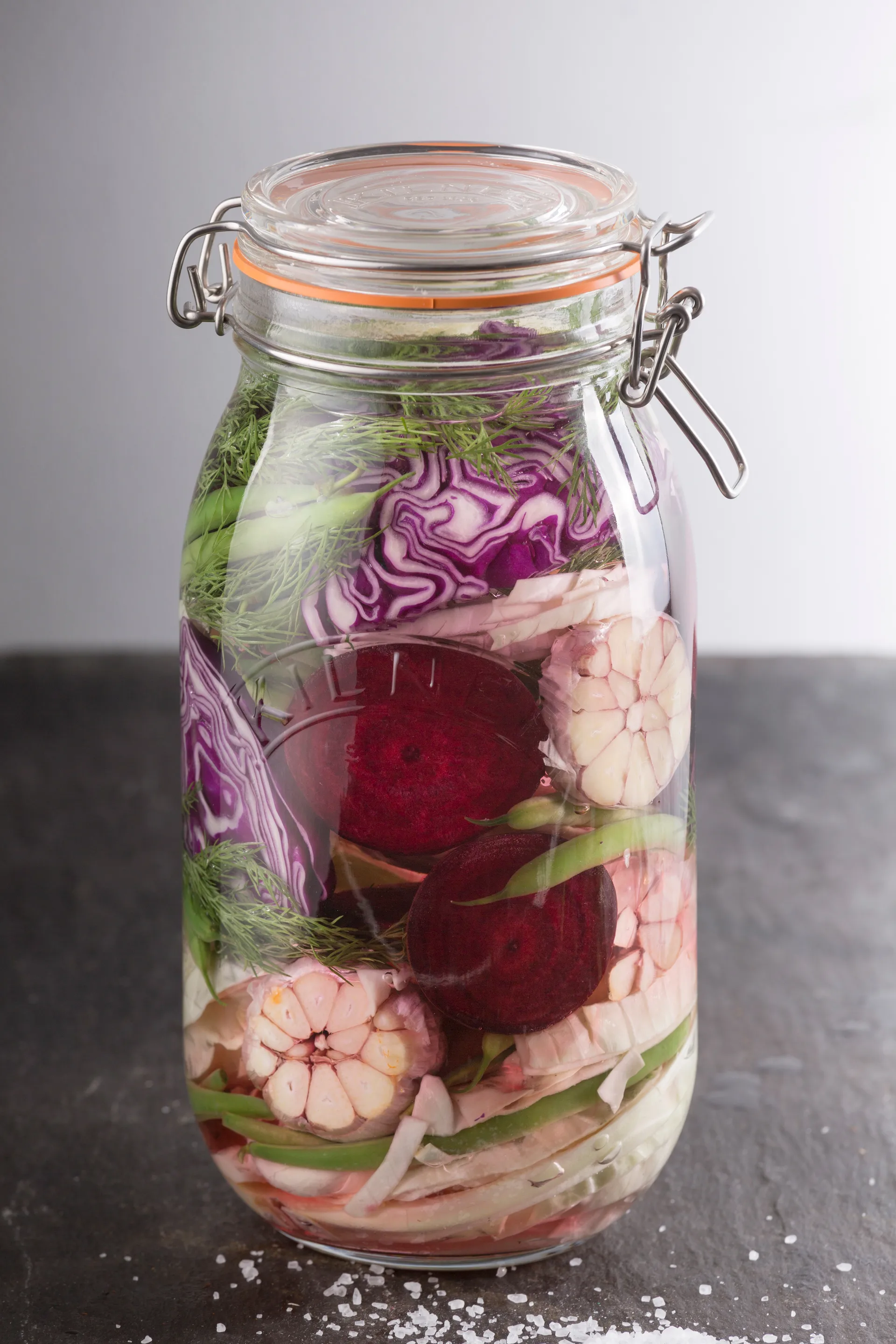 Kilner rund dåse med bøjle, Klar, 1,5 L Kilner