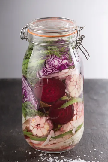 Kilner rund dåse med bøjle - Klar, 1,5 L - Kilner