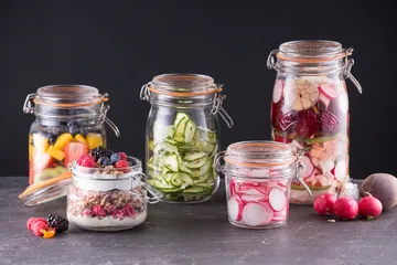 Kilner rund dåse med bøjle - Klar, 2 l - Kilner