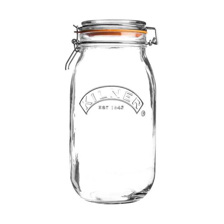 Kilner rund dåse med bøjle - Klar, 3 l - Kilner