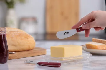 Kilner smørkniv sæt - Rød-rustfrit stål - Kilner