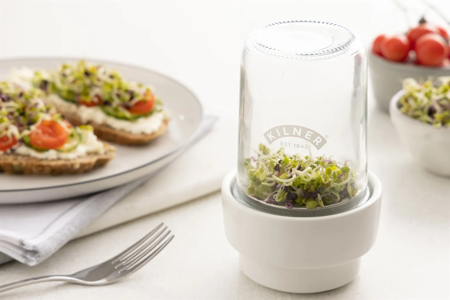 Kilner spiresæt, Klar-hvid, 500 ml Kilner