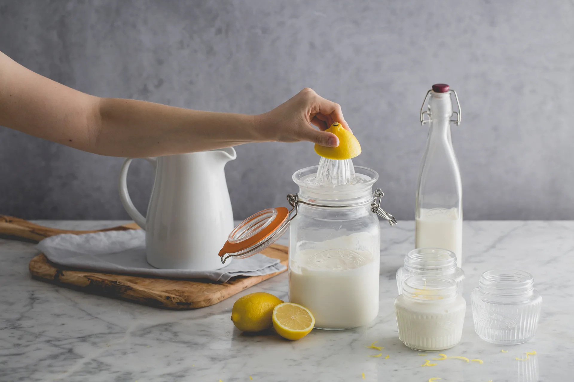 Kilner sylteglas firkantet med bøjle, Klar, 1,5 L Kilner
