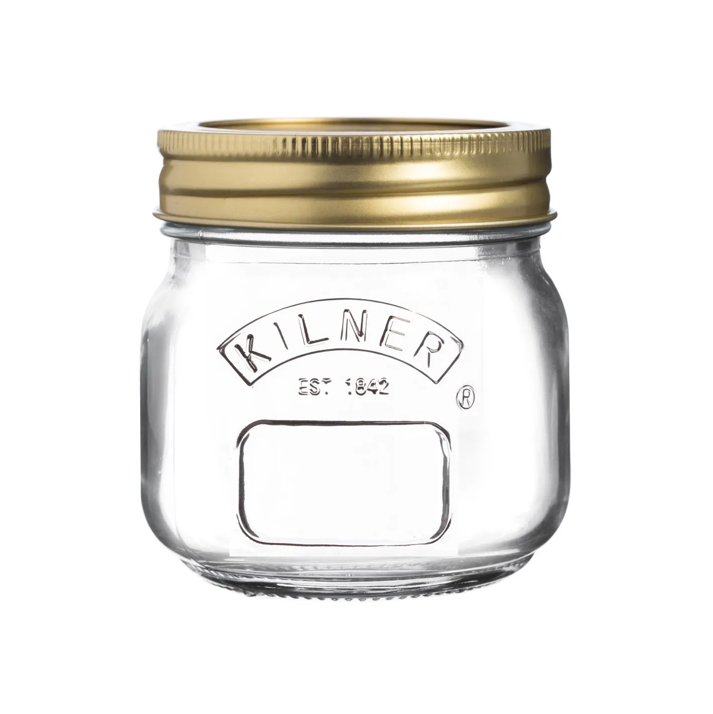 Kilner sylteglas rund, Klar-guld, 250 ml Kilner