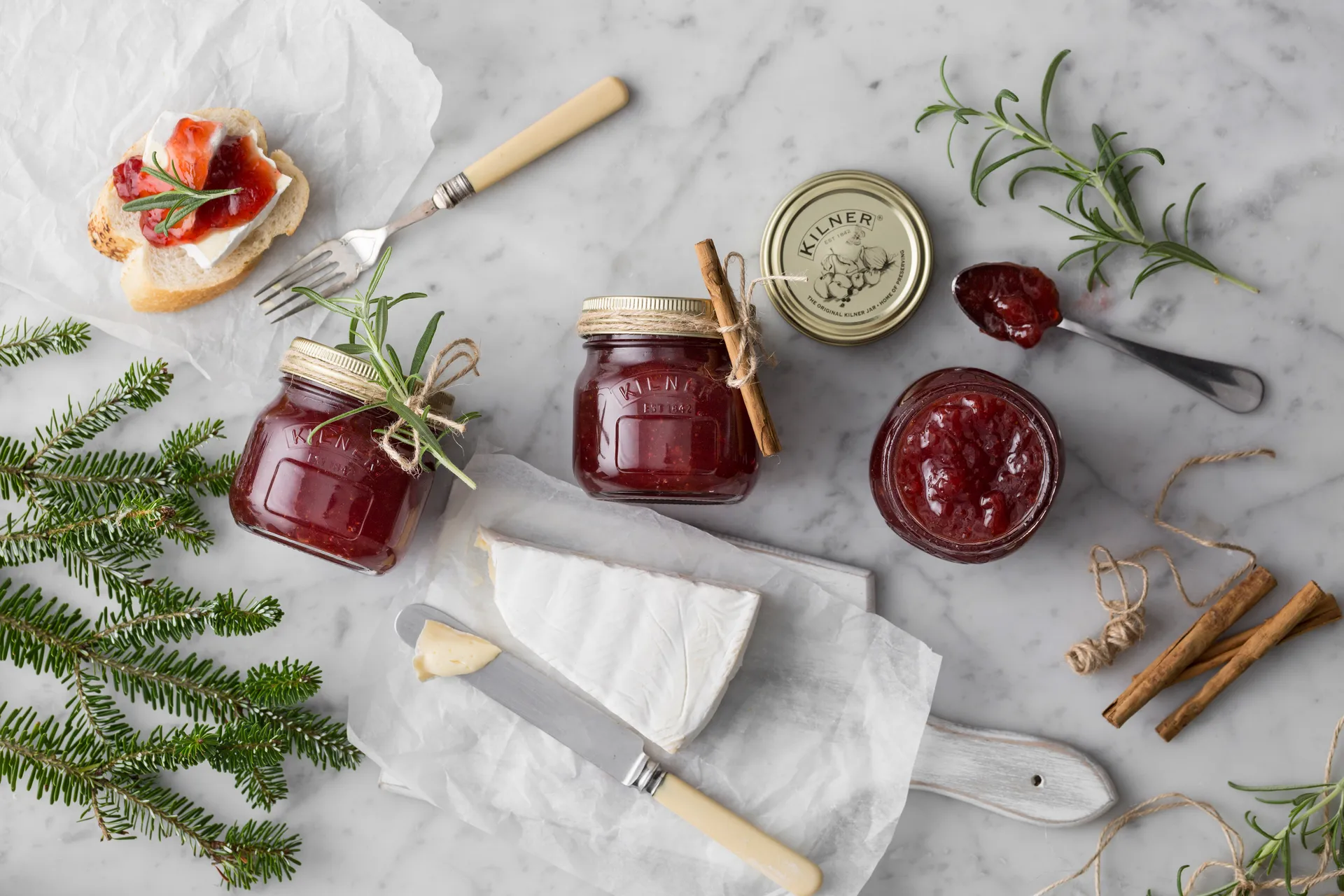 Kilner sylteglas rund, Klar-guld, 250 ml Kilner