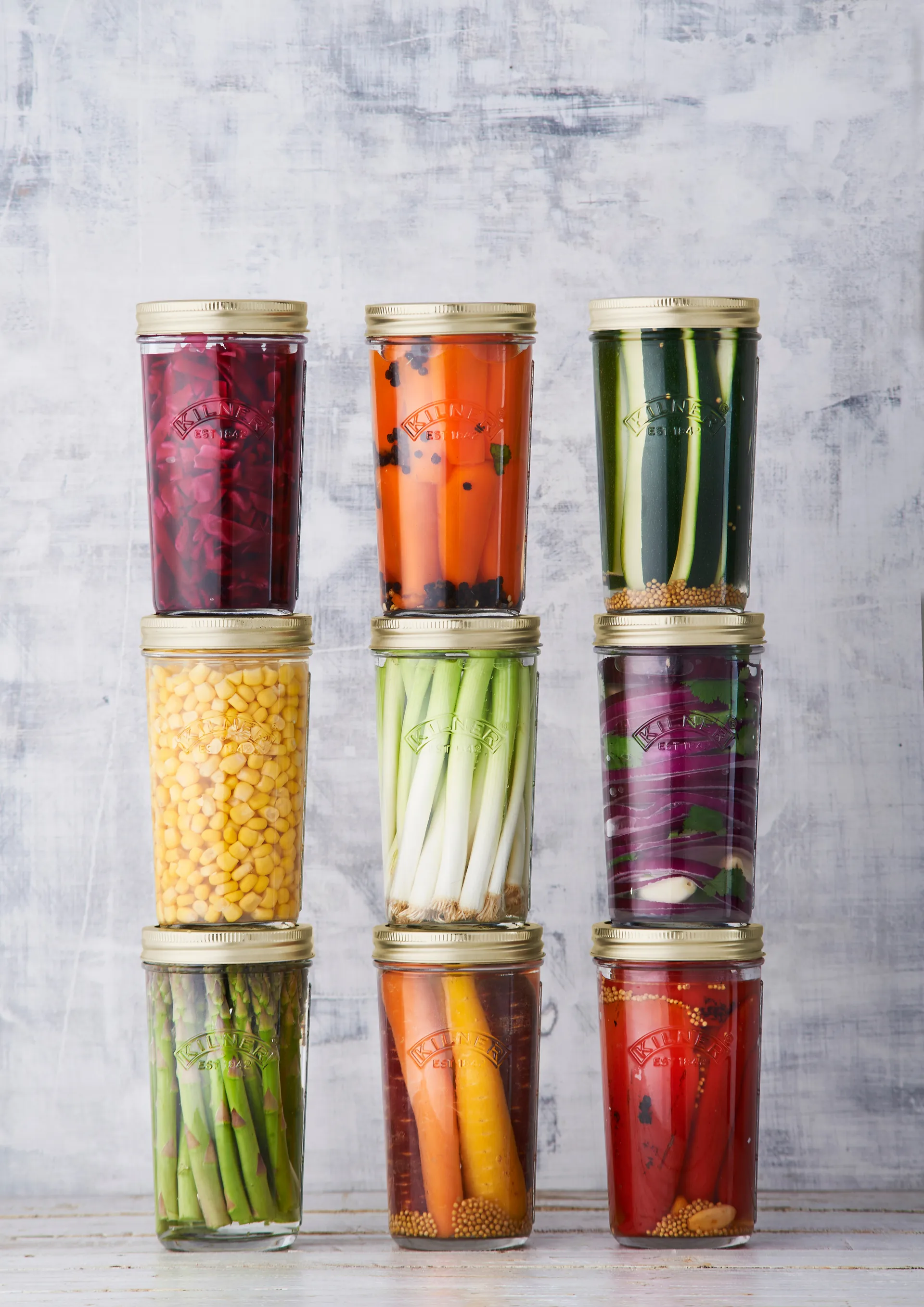 Kilner WIDE sylteglas, Klar-guld, 0,5 l Kilner