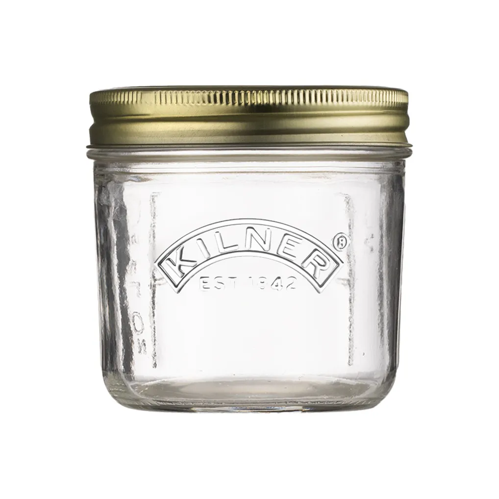 Kilner WIDE sylteglas, Klar-guld, 200 ml Kilner