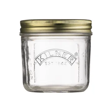 Kilner WIDE sylteglas - Klar-guld, 200 ml - Kilner