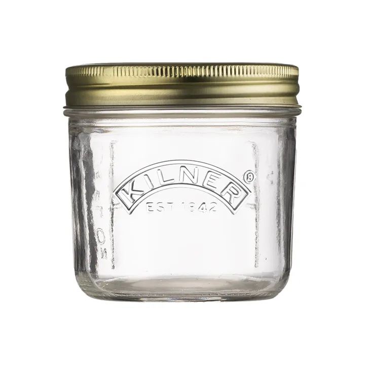 Kilner WIDE sylteglas - Klar-guld, 200 ml - Kilner