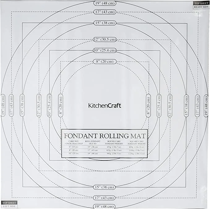 Glasurmåtte 2-pak, Plast Kitchen Craft