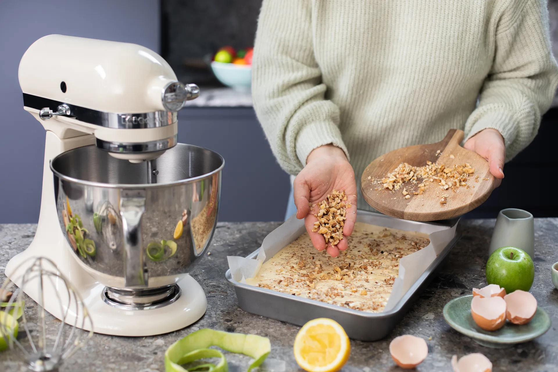 Artisan 5KSM185 køkkenmaskine premium 4,8 L, Almond cream KitchenAid