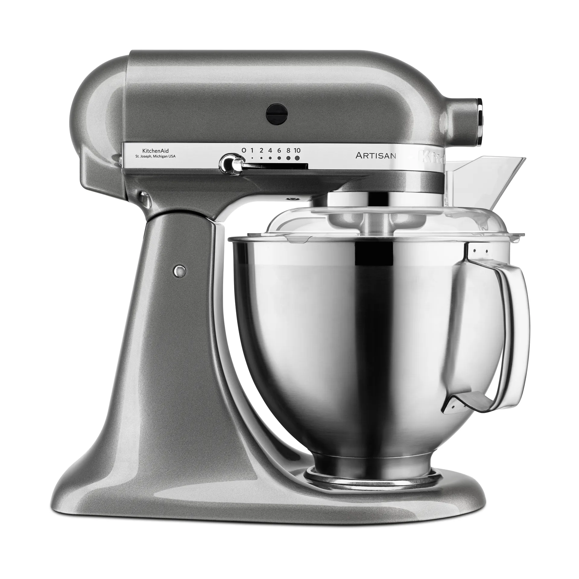Artisan 5KSM185 køkkenmaskine premium 4,8 L, Medallion silver KitchenAid