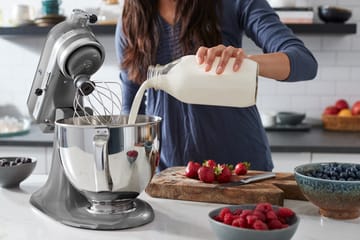 Artisan 5KSM185 køkkenmaskine premium 4,8 L - Medallion silver - KitchenAid