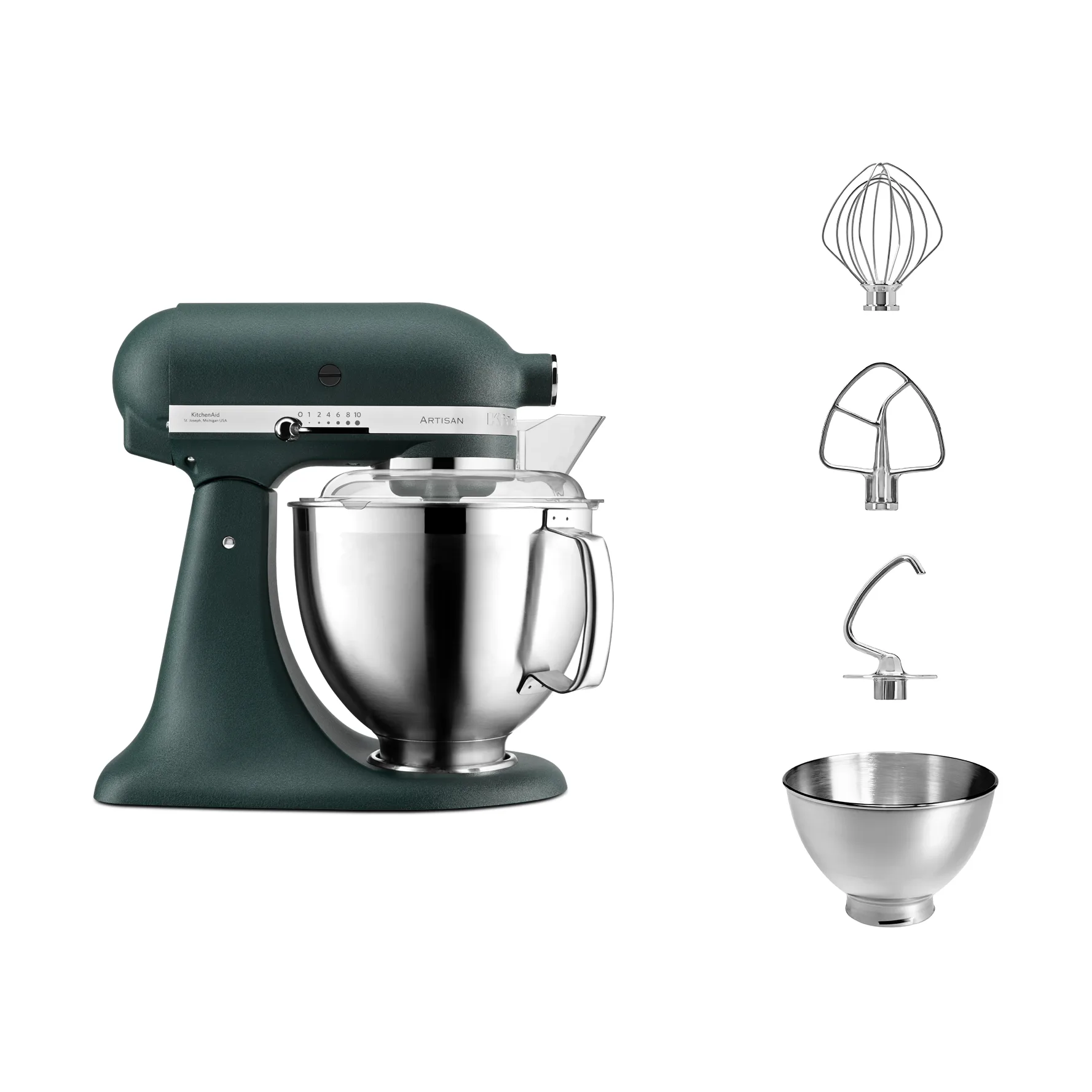 Artisan 5KSM185 køkkenmaskine premium 4,8 L, Pebbled palm KitchenAid