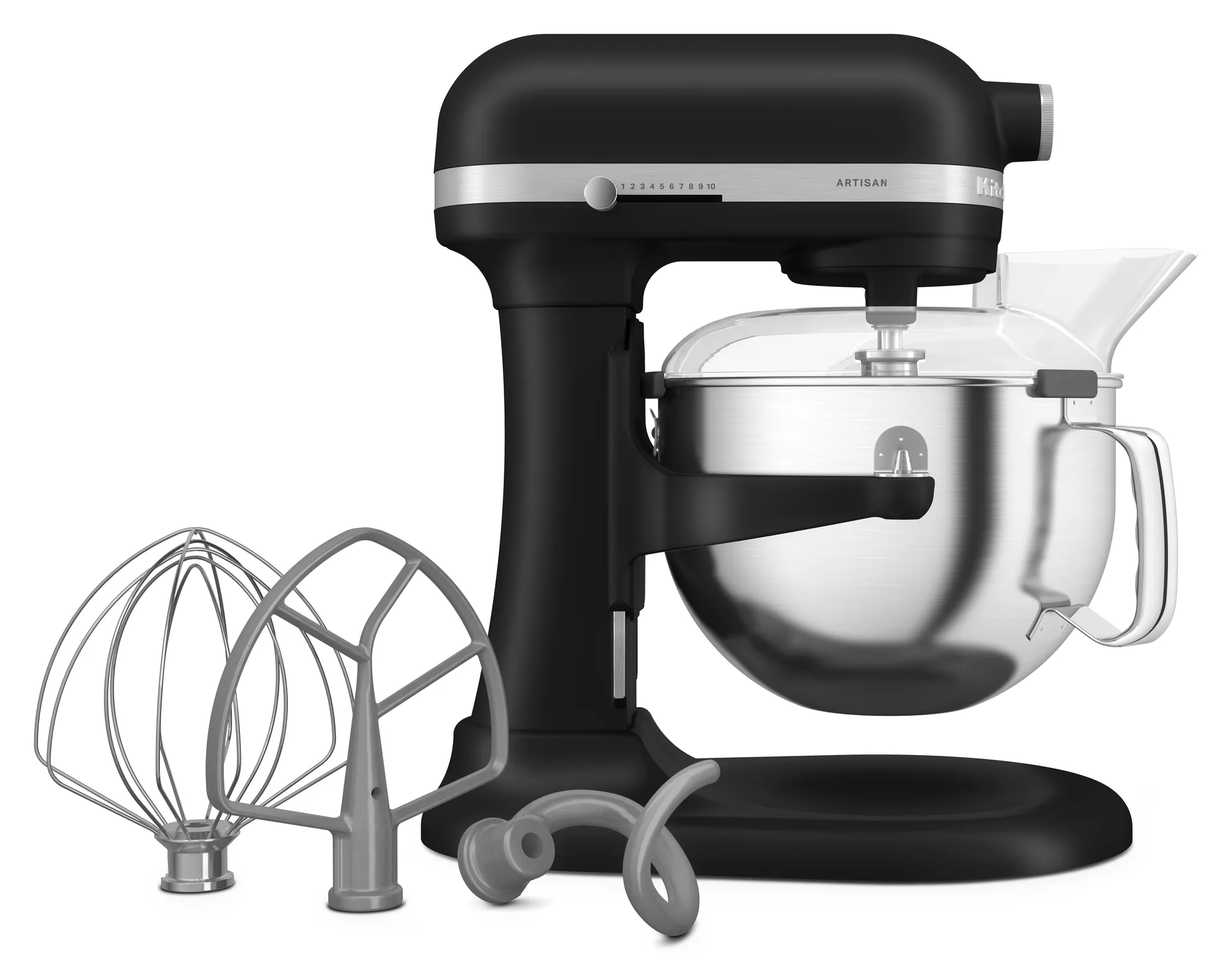 Artisan 5KSM60 køkkenmaskine med løftearm 5,6 L, Black matte KitchenAid