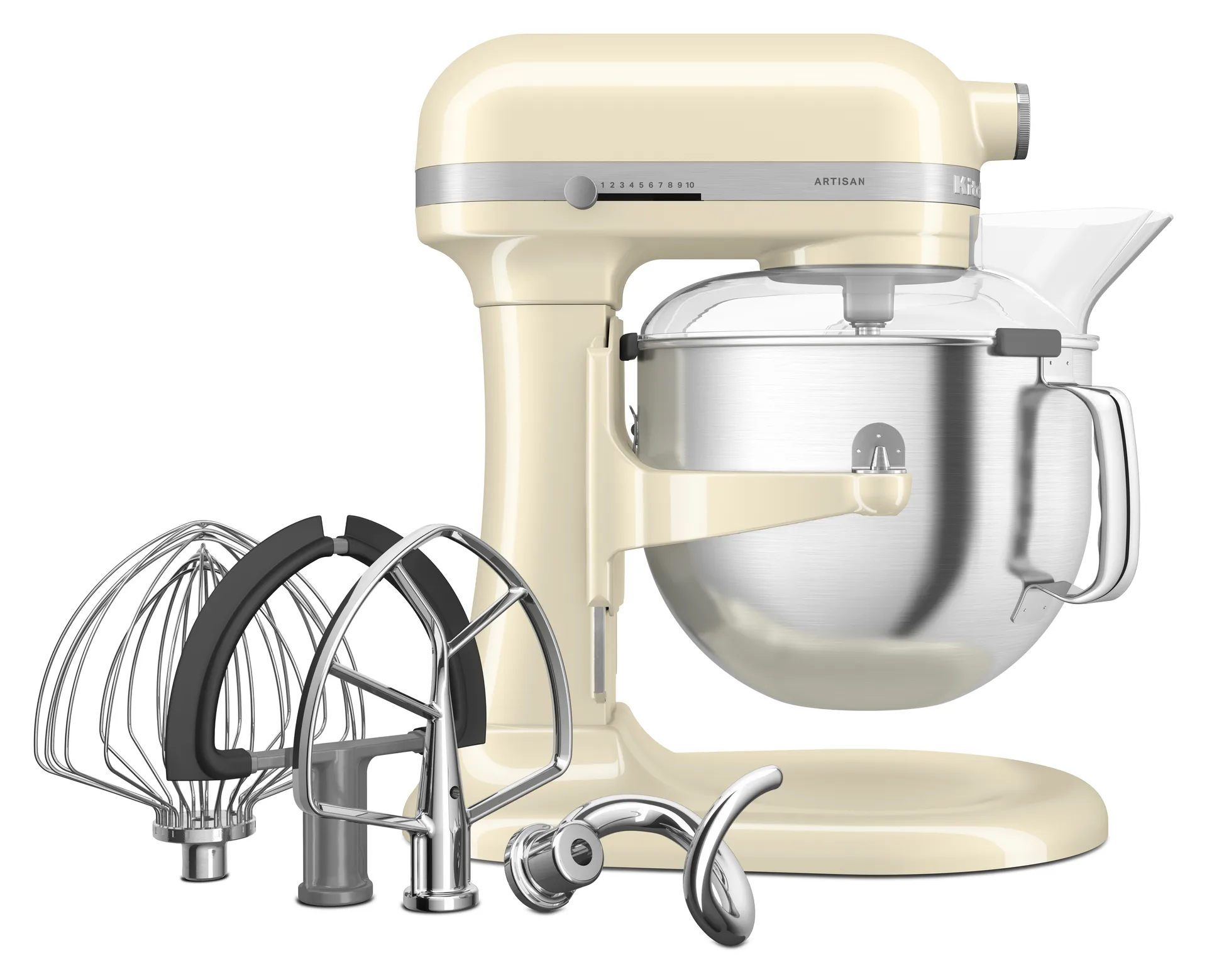 Artisan 5KSM70 køkkenmaskine med løftearm 6,6 L, Almond cream KitchenAid