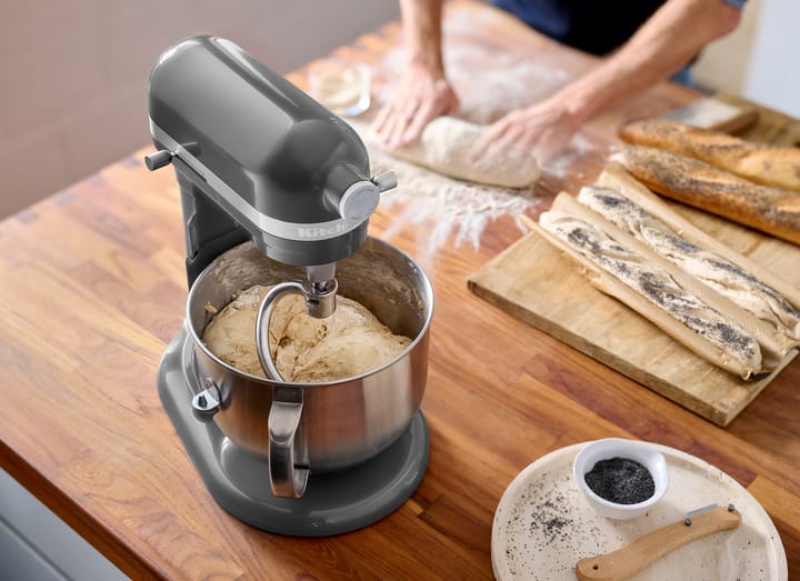 Artisan 5KSM70 køkkenmaskine med løftearm 6,6 L, Medallion silver KitchenAid