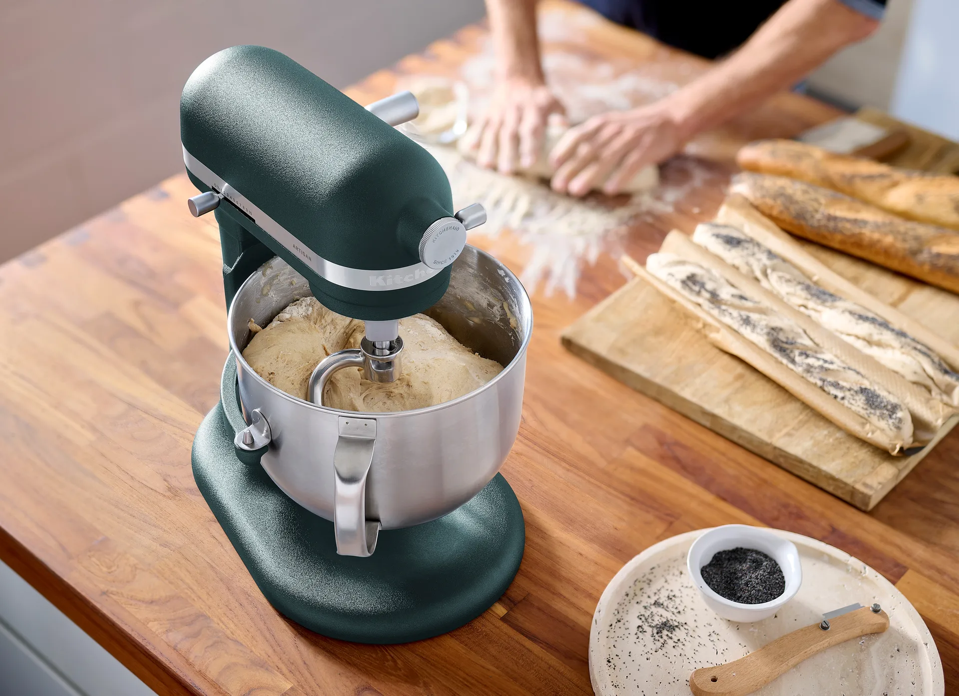 Artisan 5KSM70 køkkenmaskine med løftearm 6,6 L, Pebbled palm KitchenAid
