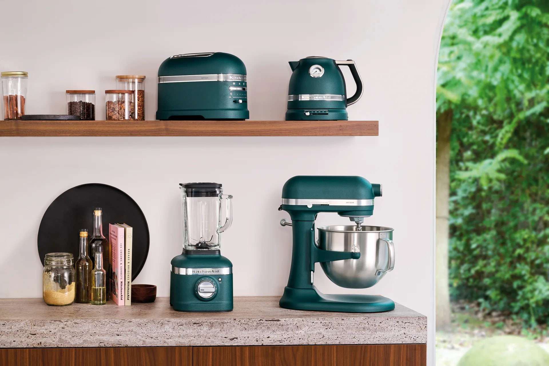 Artisan 5KSM70 køkkenmaskine med løftearm 6,6 L, Pebbled palm KitchenAid