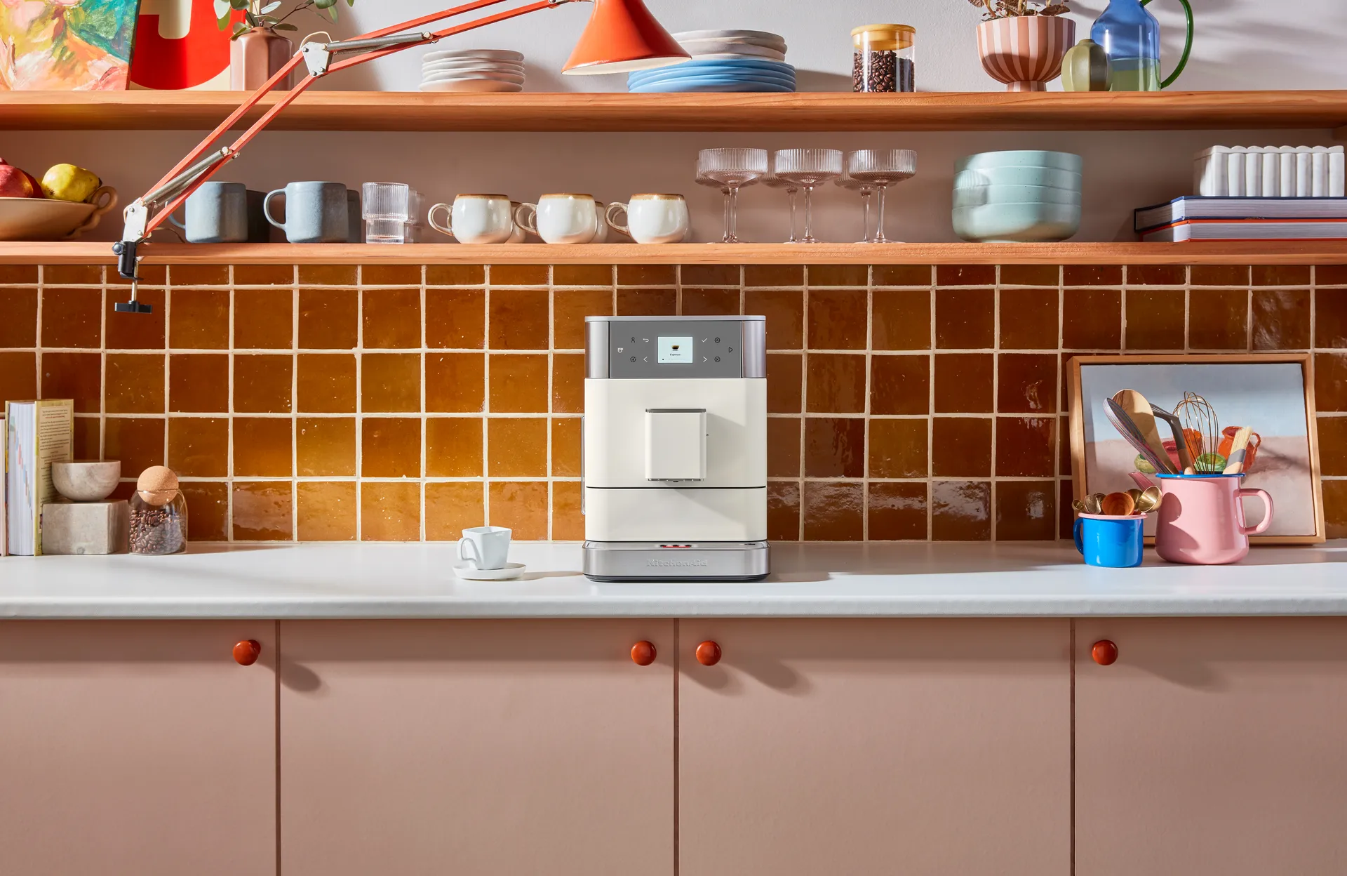 KitchenAid automatisk espressomaskine KF6, Porcelain white KitchenAid