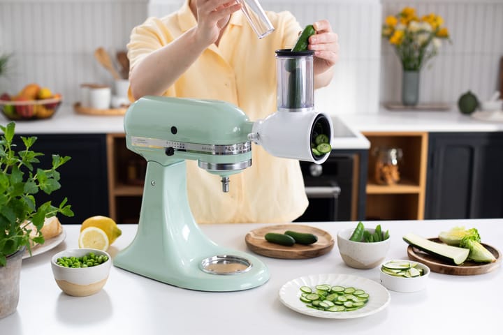 KitchenAid grøntsagsskærer og rivejern til køkkenmaskine, Stainless steel KitchenAid