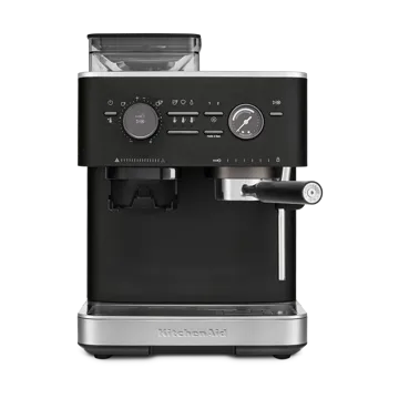 KitchenAid halvautomatisk espressomaskine med kværn - Cast iron black - KitchenAid